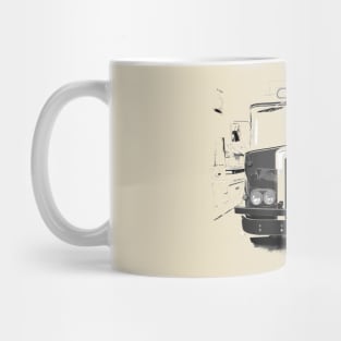 Atkinson Borderer classic 1970s heavy lorry monochrome Mug